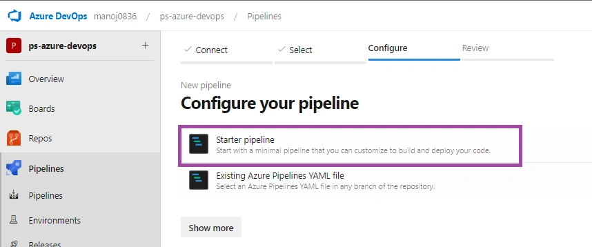 Start Pipeline