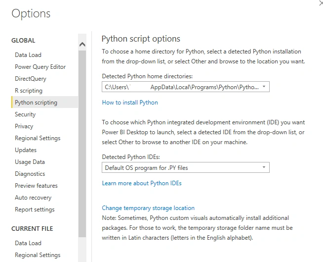 Execute Python Script From Power BI