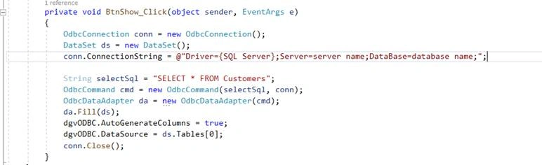 Executing SQL Queries And SQL Stored Procedure With ODBC
