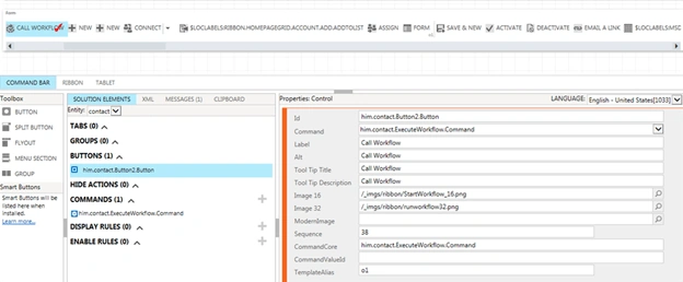 Executing Workflow From Command Button Using Web API