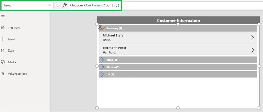 Expand And Collapse View Using Nested Gallery - PowerApps