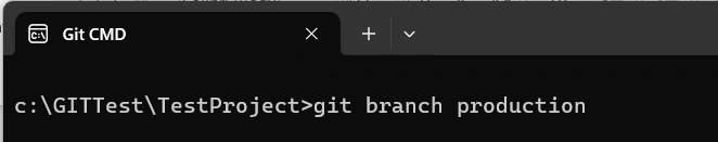 Branch production