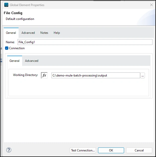 File config