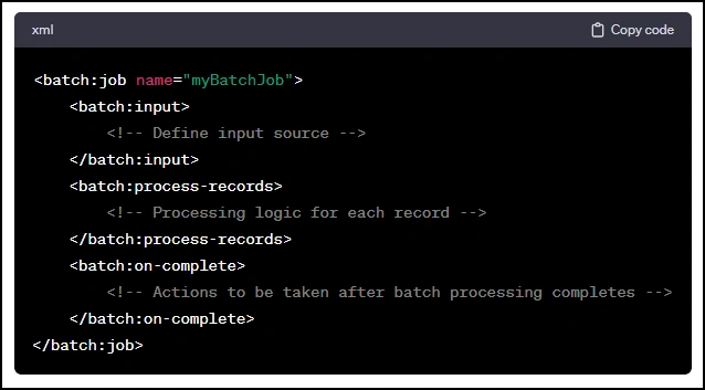MuleSoft batch-processing flow