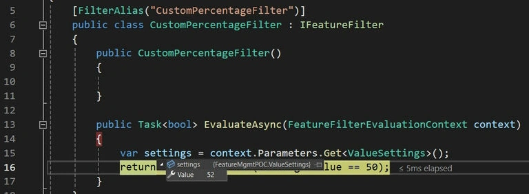API response