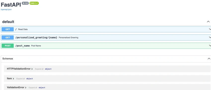 Swagger UI