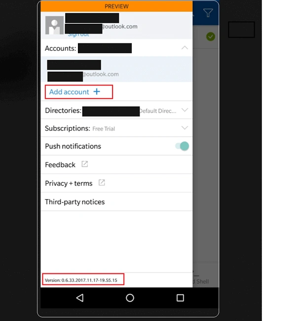 Microsoft Azure Mobile App