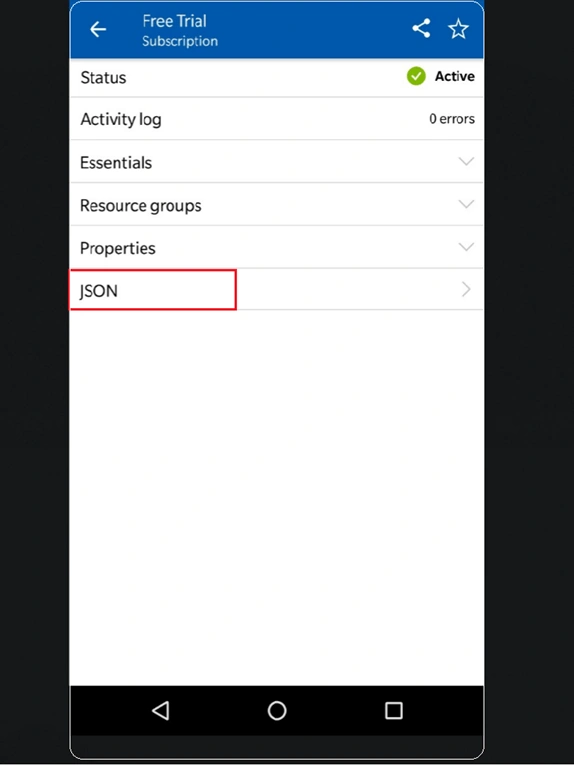 Microsoft Azure Mobile App