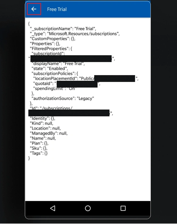 Microsoft Azure Mobile App