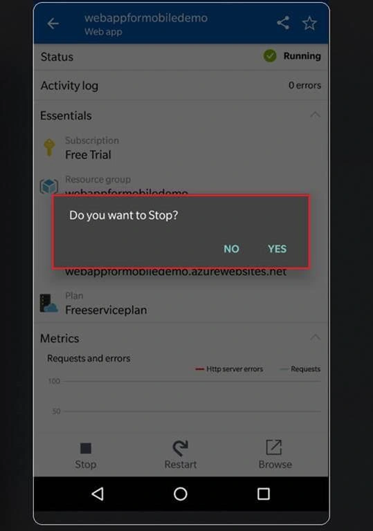 Microsoft Azure Mobile App