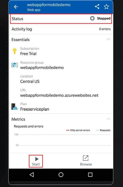 Microsoft Azure Mobile App