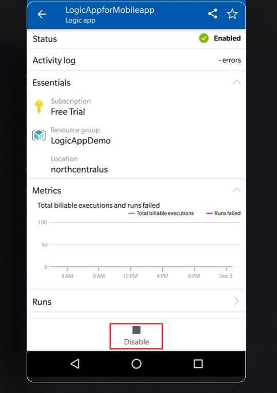Microsoft Azure Mobile App