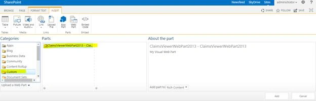 web part