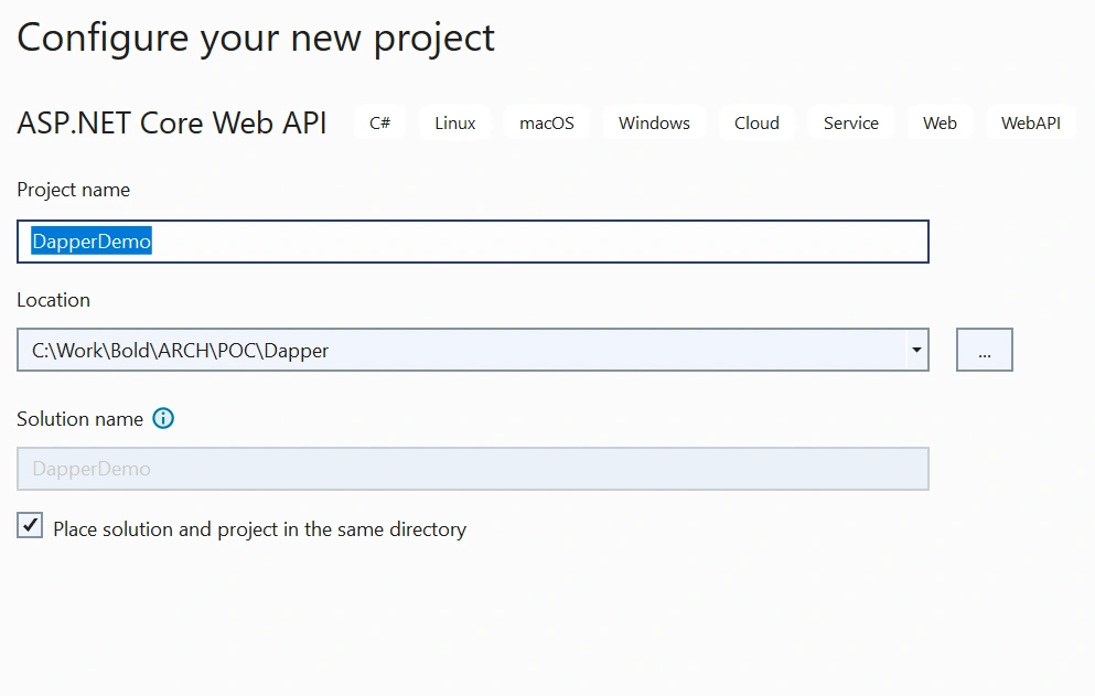 Exploring Dapper in .NET CORE