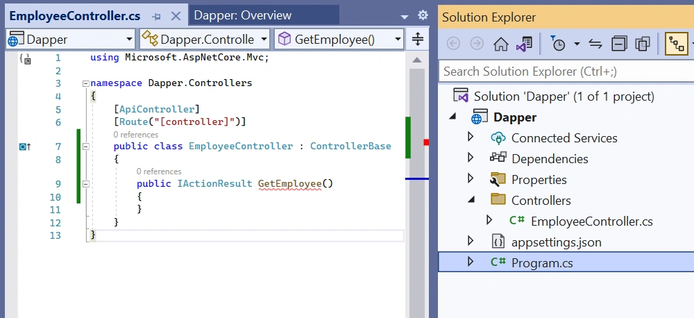 Exploring Dapper in .NET CORE