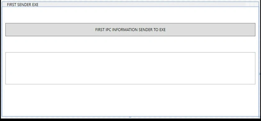First sender