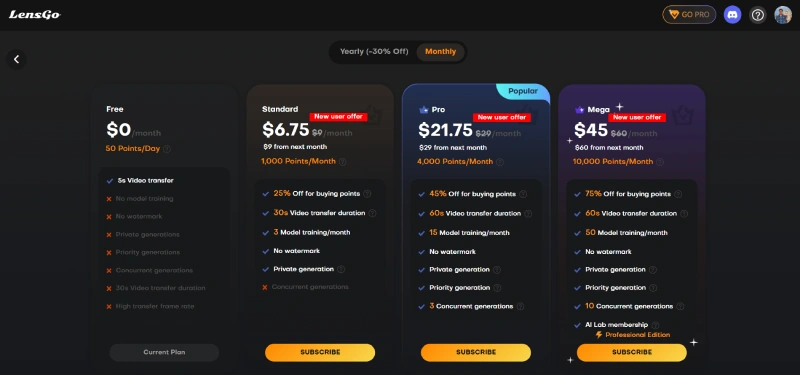 Pricing