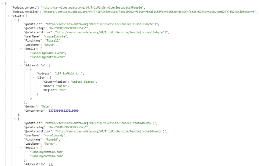 Exploring OData Protocol with ASP.NET Core