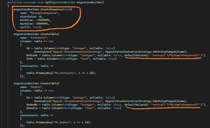 Exploring PostgreSQL sequences with Entity Framework CORE