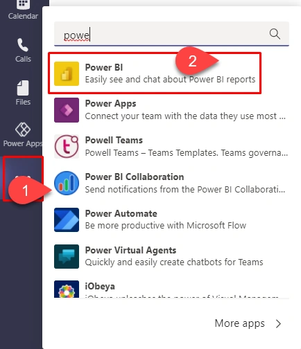 Exploring Power BI in Microsoft Teams