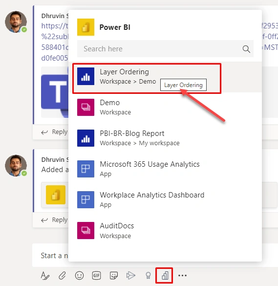 Exploring Power BI in Microsoft Teams