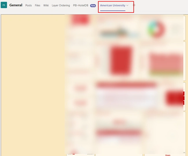 Exploring Power BI in Microsoft Teams