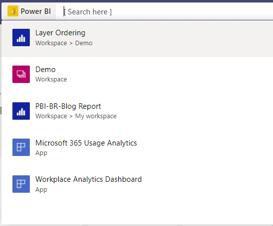 Exploring Power BI in Microsoft Teams