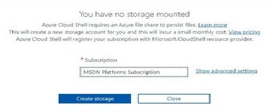 Create Storage