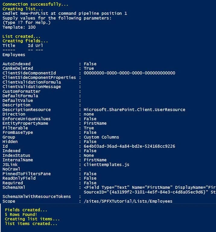 Output - Export CSV to SharePoint