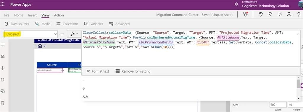 Export Data To CSV In Power App Form