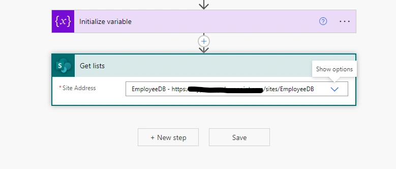 Export Sharepoint List metadata using Power Automate