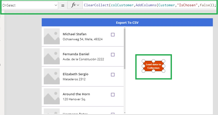 Export To CSV In PowerApps Using Power Automate