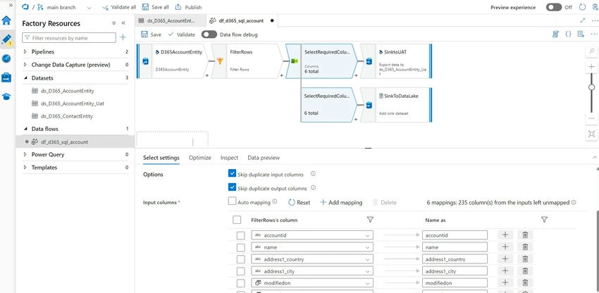 Add requirement column transformation