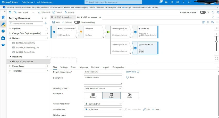Azure Data Storage container