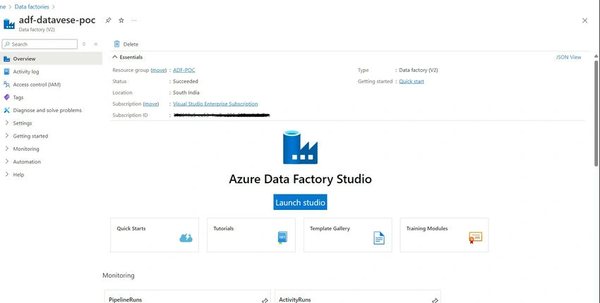 Launch studio