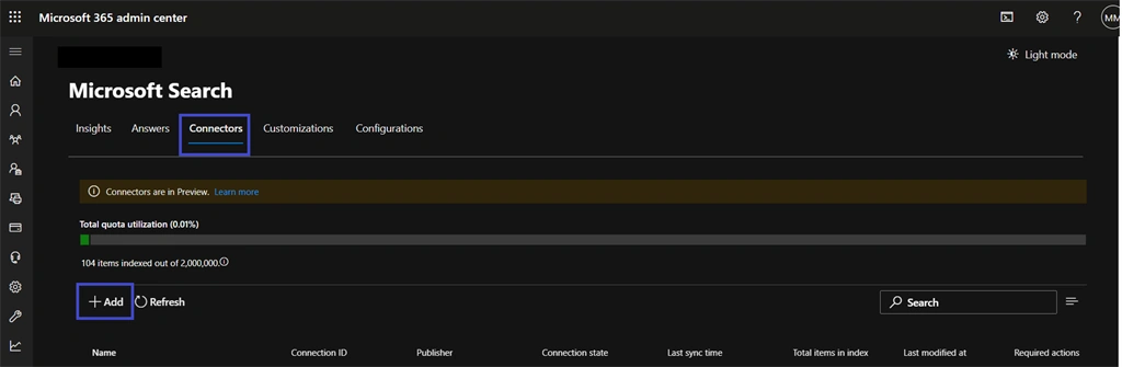 Extend Microsoft Search With Azure DevOps Graph Connector