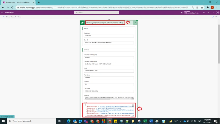 Extract Choice Text Value in Power Automate