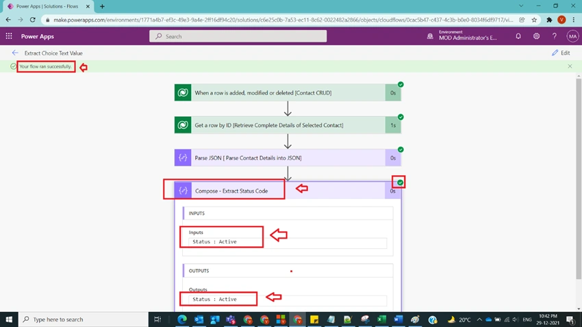 Extract Choice Text Value in Power Automate