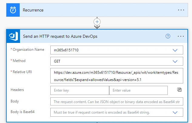 Extract Devops Work Item Drop Down field value