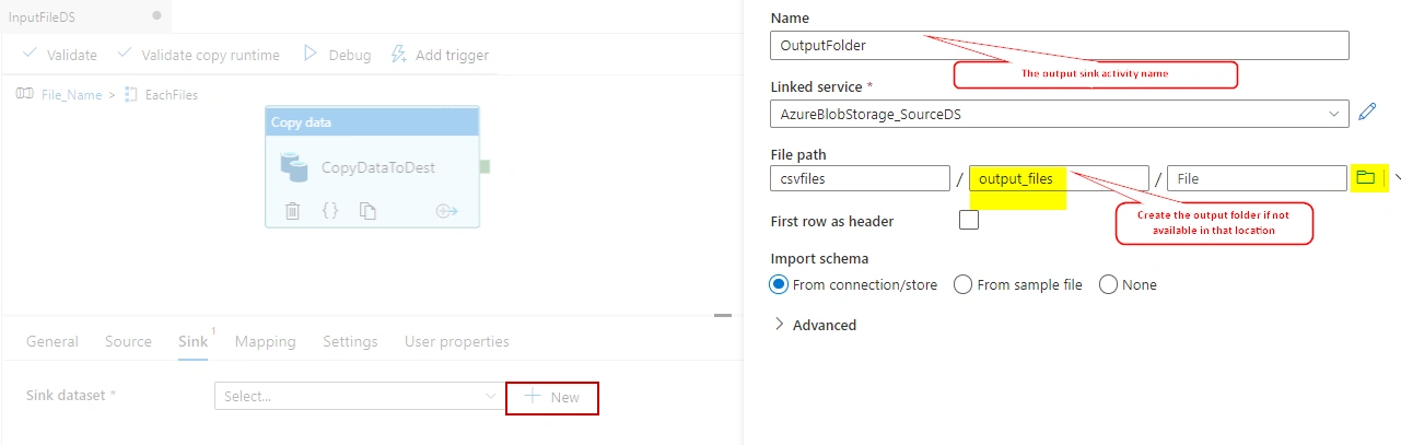 Extract file names and copy from source path in Azure Data Factory
