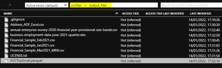 Extract file names and copy from source path in Azure Data Factory