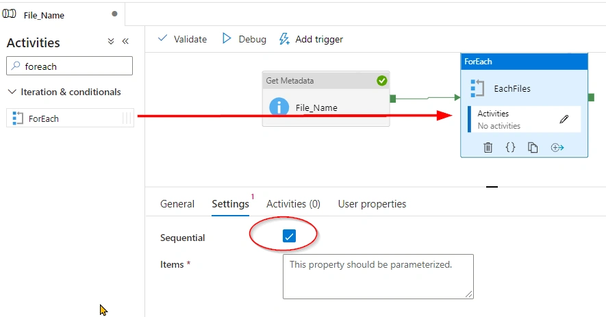 Extract file names and copy from source path in Azure Data Factory