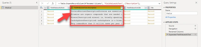 HTML text