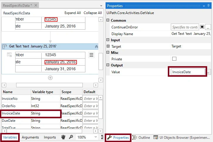 Extract Specific Data From PDF Automation Using UiPath Studio
