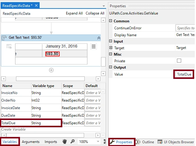 Extract Specific Data From PDF Automation Using UiPath Studio