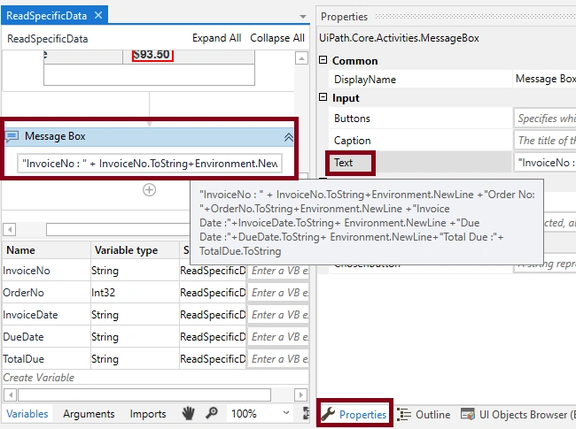 Extract Specific Data From PDF Automation Using UiPath Studio