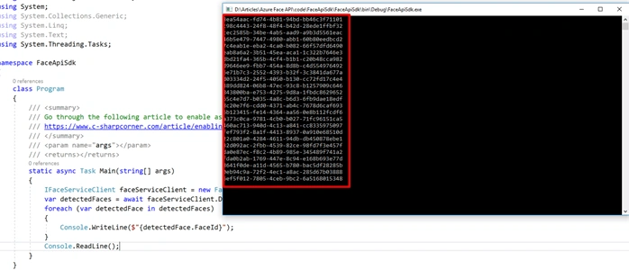 Face API Cognitive Service - Exploring Face API SDK