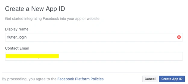Facebook Login in Flutter