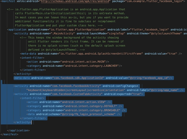 Facebook Login in Flutter