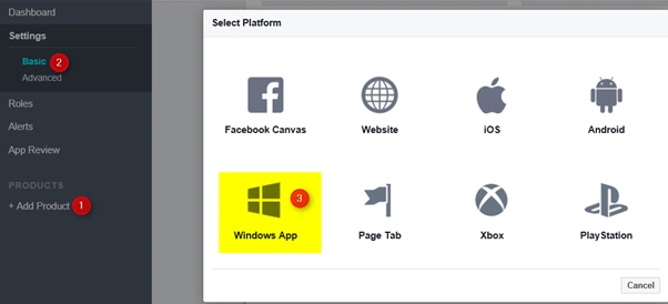 http://www.c-sharpcorner.com/article/facebook-service-into-uwp-app-using-uwp-community-toolkit/